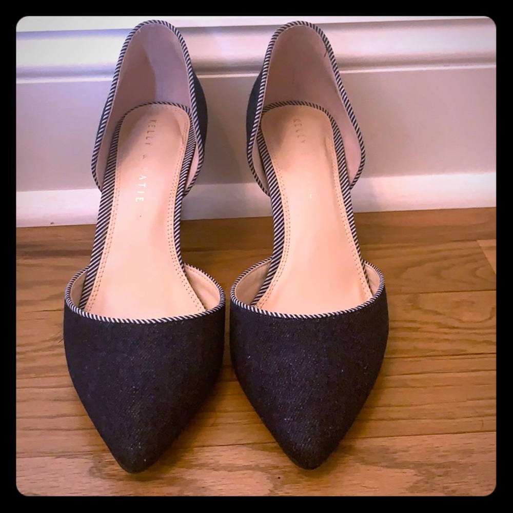 Denim pumps